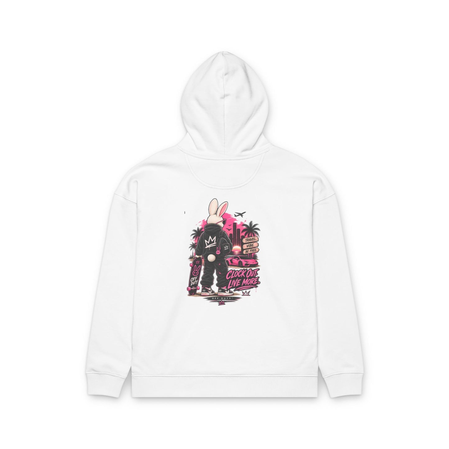 Off Duty Rabbit Hoodie