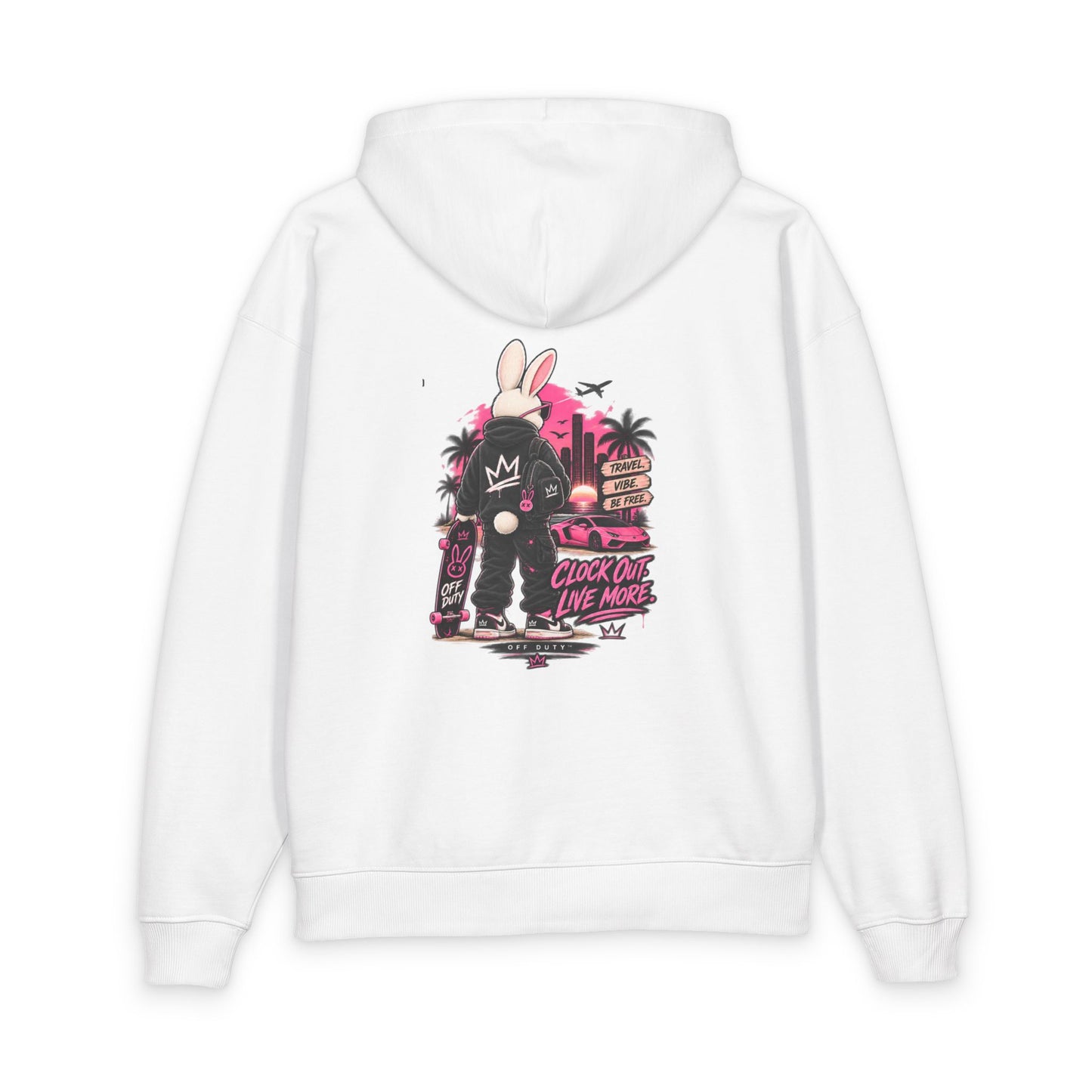 Off Duty Rabbit Hoodie